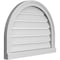 Ekena Millwork Round Top Surface Mount PVC Gable Vent: Functional, w/ 2"W x 2"P Brickmould Sill Frame, 26"W x 20"H GVPRT26X2003SF - alternate 4